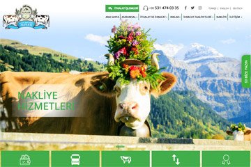 Alpler Hayvancılık Web Tasarım Çalışması