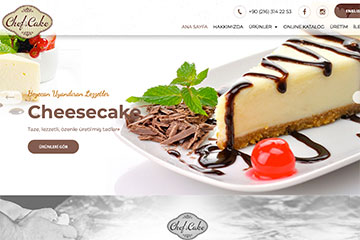 Chefs Cake Web Tasarım