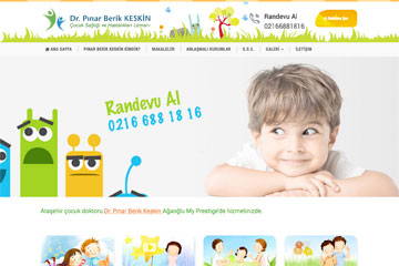 Çocuk Doktoru Web Sitesi Tasarımı