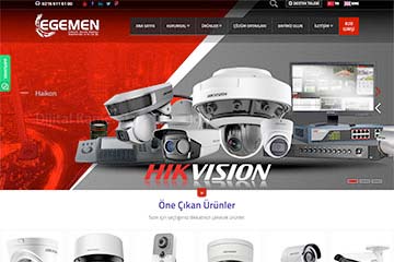 Egemen Elektronik Web Tasarım | Egemen Web Sitesi