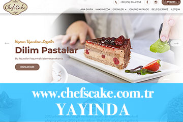 chefscake.com.tr yayında.