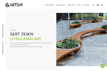 Artsay Web Sitesi Tasarımı