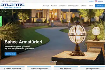 Atlantis Web Sitesi Tasarımı