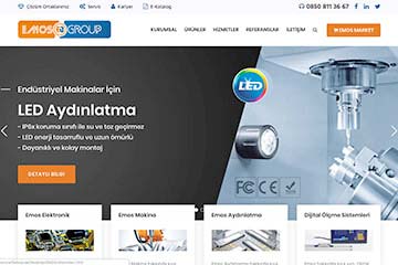 Emos Group Web Sitesi Tasarımı