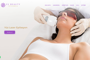 Esbeauty İstanbul Web Sitesi Tasarımı