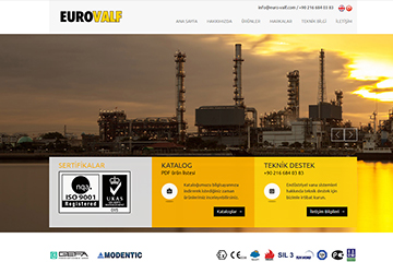 Eurovalf Web Sitesi Tasarımı