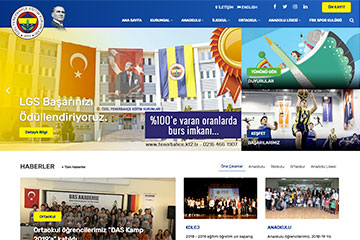 Fenerbahçe Koleji Web Tasarım