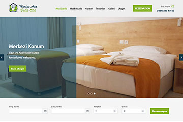 Huriye Ana Otel Web Sitesi Tasarımı