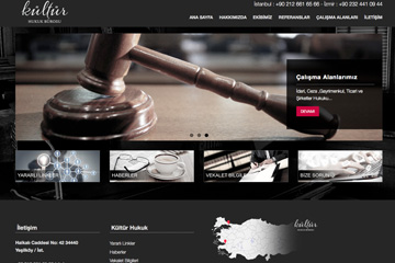 Kültür Hukuk Web Sitesi Tasarımı