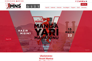 Vestel Maraton Web Sitesi Tasarımı